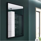 Bathstore Noir H800 x W600 mm Rectangular Mirror