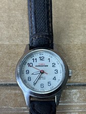 Reloj Timex Expedition Vintage Años 90 Mujer Indiglo 26mm Tono Plata Batería Nueva