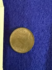 1954 Elizabeth II Farthing Coin
