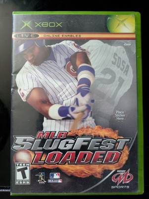 MLB SlugFest: Loaded (Microsoft Xbox, 2004) ****TESTED****