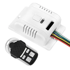 1 Set DC12V 433MHz Relay Receiver Module 3CH ABS Wireless Remote Control Switch