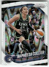 2025 Panini Prizm WNBA #8 Napheesa Collier White Seismic Prizms