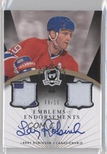 2007 Upper Deck The Cup Emblems of Endorsement 8/15 Larry Robinson Auto HOF 0c3
