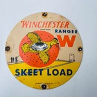 Classic Vintage Winchester Skeet Road Porcelain Enamel  sign Size 11.75" Inch