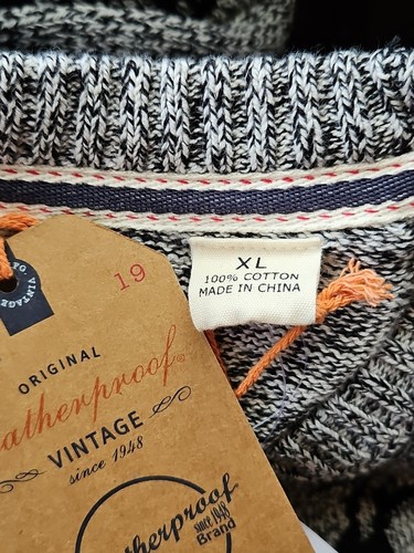 MAGLIONE RENNA originale resistente alle intemperie vintage vacanze di Natale XL NUOVO - Foto 7 di 9