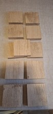 Pack Of 11 Oak Wood Blocks, Good For DIY, Check Pictures For Sizes