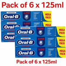 Oral-B Pro-Expert Professional Protection Toothpaste 125ml, pack of 6 31.05 per litre