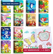 Mini Coloring Books Bulk for Kids Ages 4-8-12 24pcs Colorful 