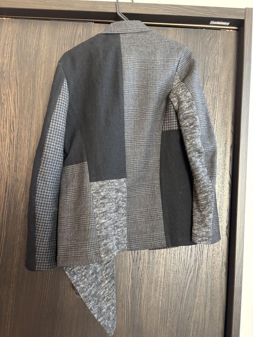 Y'S Patchwork Tailored Jacket Size 2 | eBay