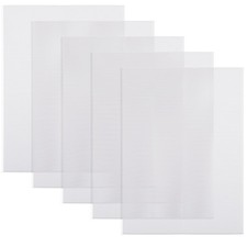 Fursuit Eye Mesh, 5 Sheets 0.5mm White Buckram Mesh, 11.8in x 7.87in Waterpro...