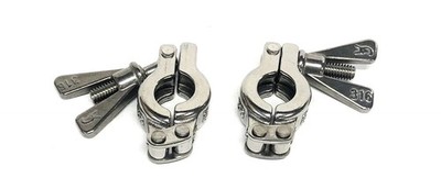 McMaster-Carr CA 316 Stainless Steel Clamp For 1/2&3/4IN OD PN50 [Lot of 2] NOS