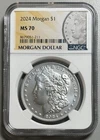 2024 MORGAN DOLLAR NGC MS70