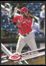 2017 Topps Update Gold Phillip Ervin Rookie /2017 Reds #US158