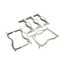 5Pcs Metal Purse Frames 215mmx87mm for Making Tote Bags,Handbags,Shoulder Bag