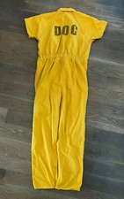 DOC Department Corrections Prison Prisoner Jail Inmate Uniform Jumpsuit Yellow