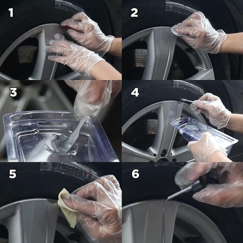 Car Alloy Wheel Repair Kit for Quick Repair Dents, Scratches & Scuffs AU STOCK - Picture 3 of 4