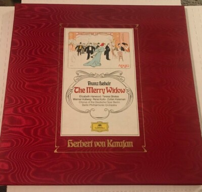 FRANZ LEHAR~The Merry Widow~Deutsche Grammophon 2-LP Vinyl Box set w/Booklet.
