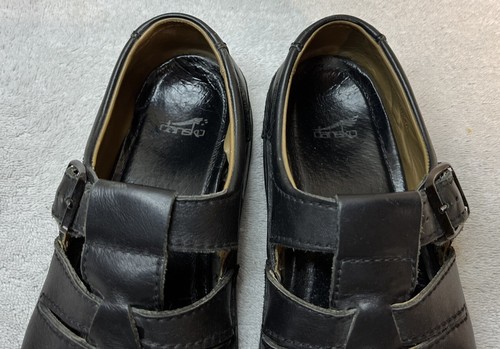 Footprints by Birkenstock Womens Black Leather Madeira Fisherman Sandals - EU 38 - Picture 8 of 12