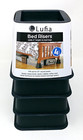 4 Lufia Bed Furniture Risers 3 Inch Heavy Duty Lift Risers for Bed, Table, Couch