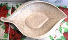 RED WING POTTERY LEAF SHAPE SERVING DISH M 1446. 11”X7”.