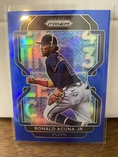 Ronald Acuna Jr.  2022 Prizm Baseball Tier III Base Blue #245 - Atlanta Braves