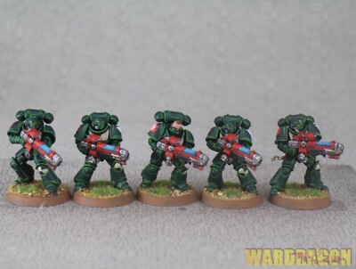 Warhammer 40K WDS painted Dark Angels HELLBLASTERS SQUAD a77