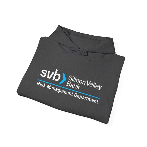 Felpa con cappuccio dipartimento gestione del rischio bancario Silicon Valley, felpa SVB, corsa agli sportelli - Foto 45 di 72