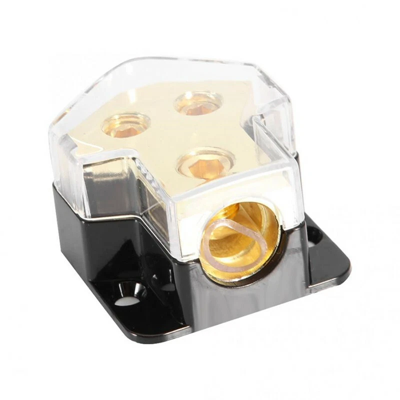 1xCar Audio Splitter Amp Power 0/2/4 Gauge in 4/6/8 Gauge Out Distribution Block - Image 2 of 4