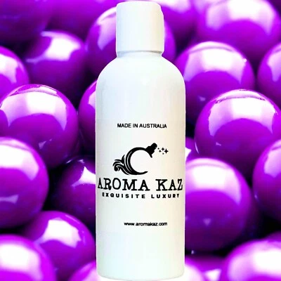 AROMA KAZ Grape Bubblegum Massage Oil Vegan Cruelty-Free Plant-Based Moisturiser