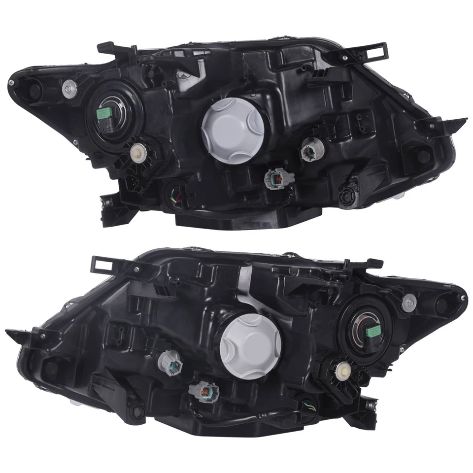 Headlights Headlamp Left+R Black shell Amber corners For Nissan Rogue 2014-2016 - Изображение 2 из 4