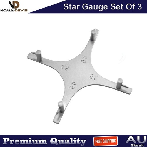 3PCS Orthodontic Dental Star Gauge Bracket Bone Positioning Accurate Placement - Picture 2 of 4