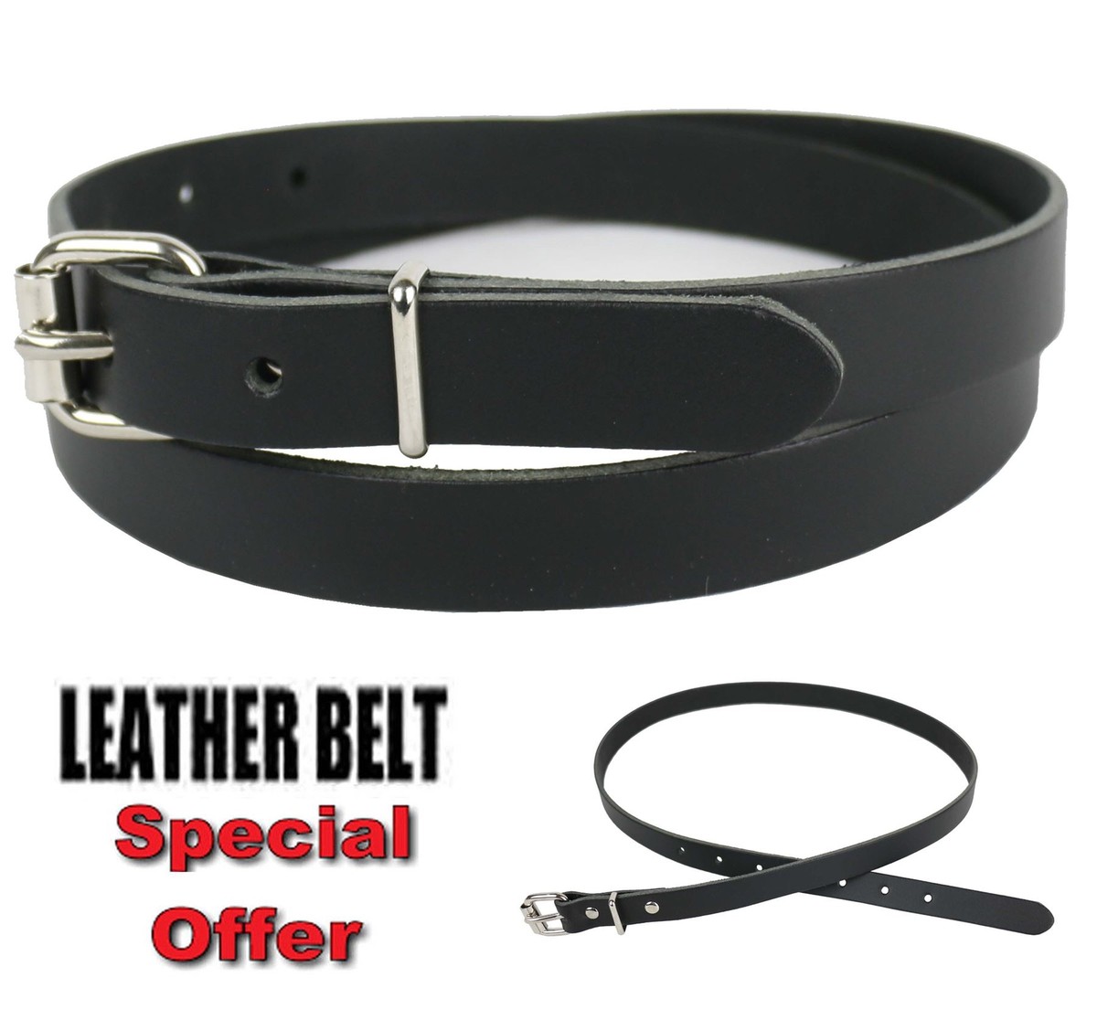 専用　Sサイズ Mens Womens Skinny Belt 20mm Black Real Leather Jeans Trouser Belt