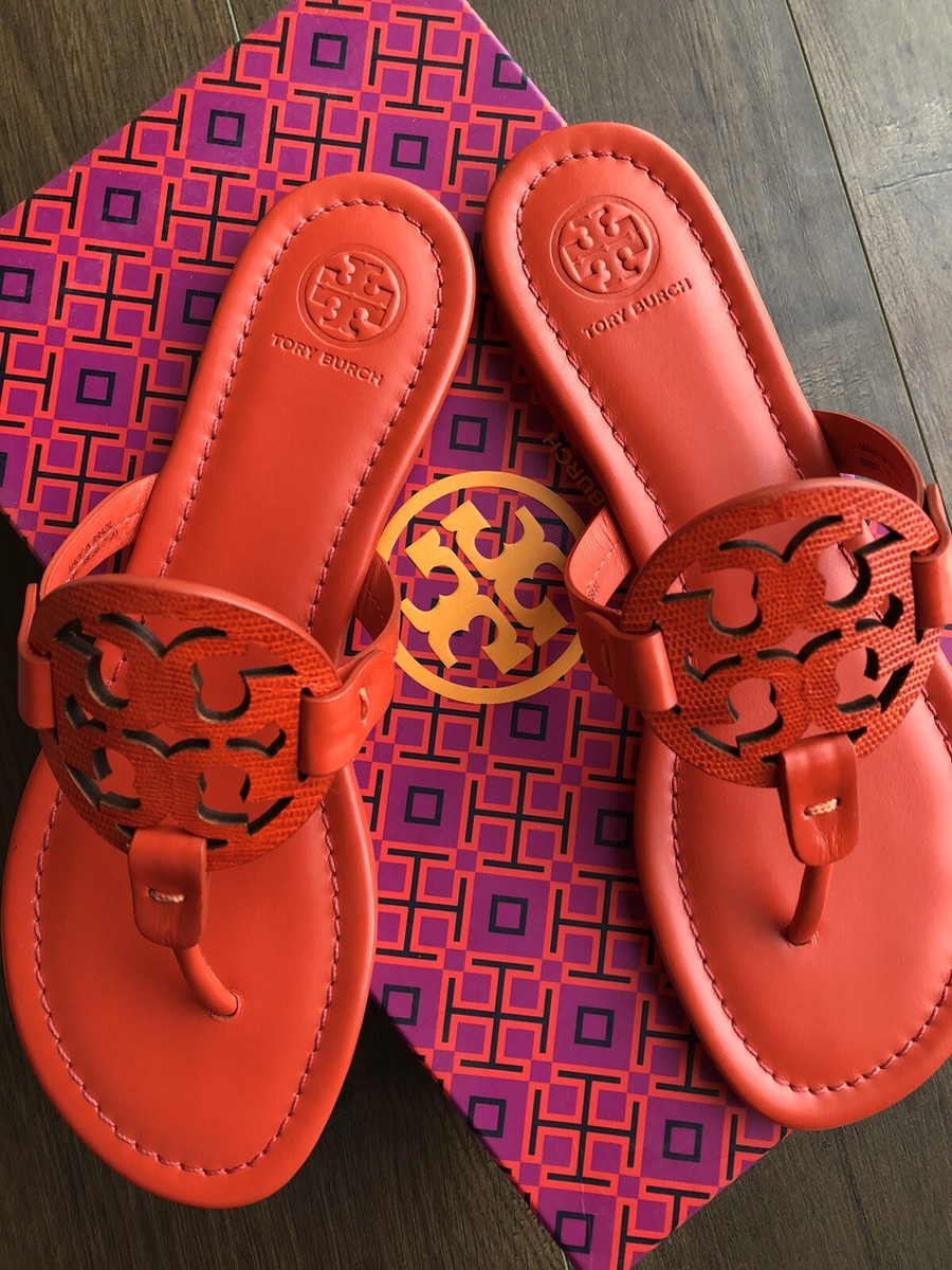 ON SALE New Tory Burch Miller Size 7.5 Bright Pomander Leather