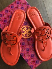 New Tory Burch Miller Size 7.5 Bright Pomander Sandals 
