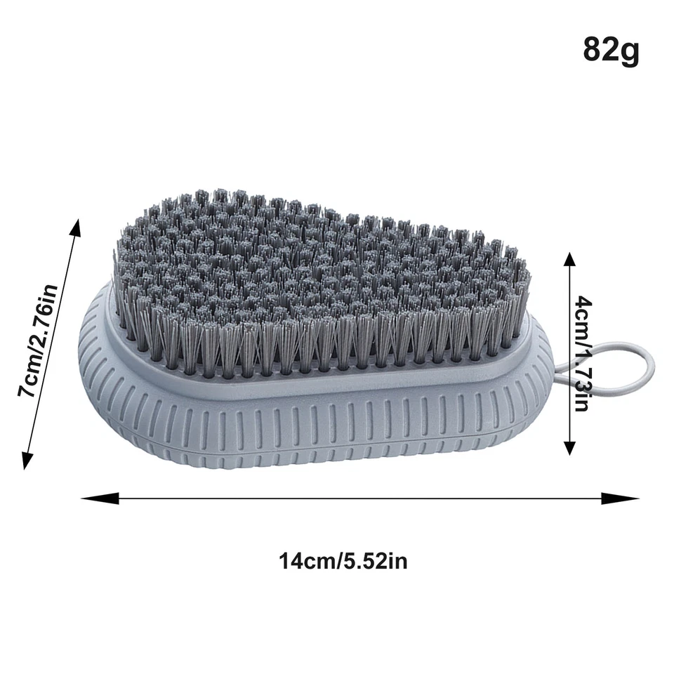 1 peça escova de unhas para limpeza de unhas macias - Imagem 4 de 4