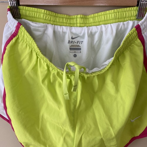 NIKE Shorts Gym Training Run Short Mesh DriFIT Poly Blend Womens Large / 12 - Picture 6 of 8