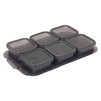 Frühstück Servierschüssel Set mit Tablett. 6 Stück Lebensmittel Aufbewahrungsbox. Organizer Geschirr.