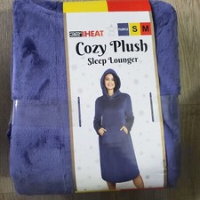 Womens 32 Degrees Heat Cozy Plush Sleep Lounger Purple Heron S/M