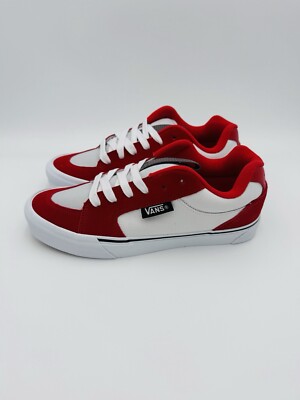 VANS Chukka Push Mens Shoe Racing Red / White | eBay