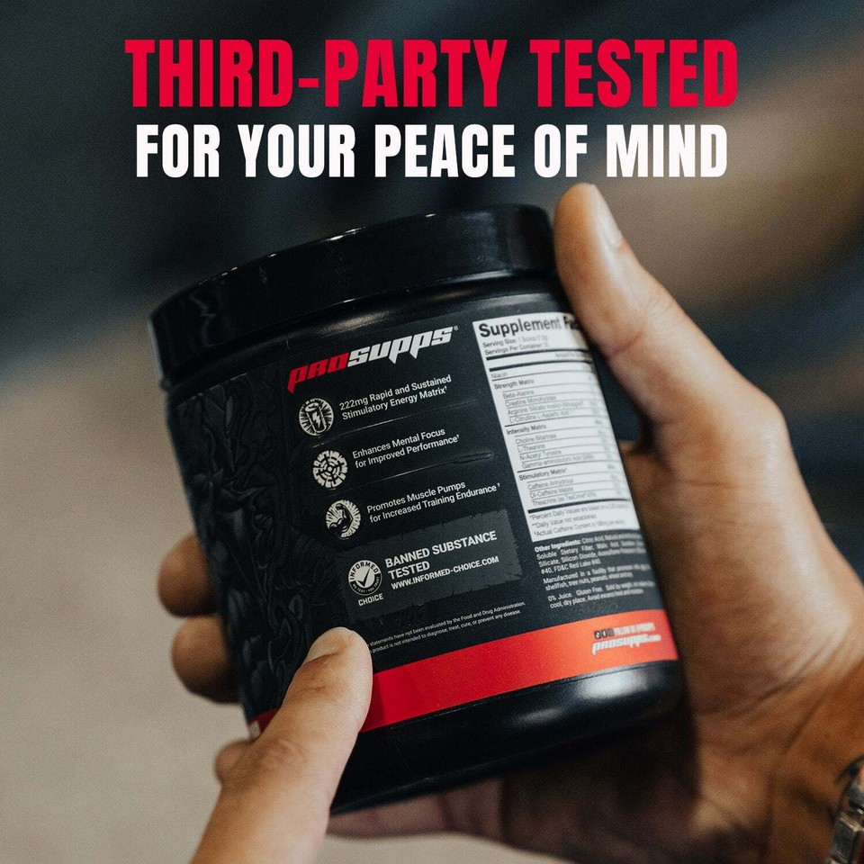 Mr. Hyde Signature PreWorkout, Blue Razz Popsicle, 30 Servings