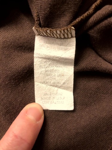 Camiseta De Colección Y2K Cactus Mujer Marrón Reminiscencia Hojas de Otoño Cuello en V Talla XL - Imagen 5 de 8