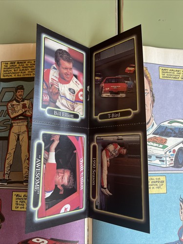 Signed Bill Elliott Legends Of Nascar Autograph Comic Book Nascar #1 W/ Cards - Picture 4 of 4