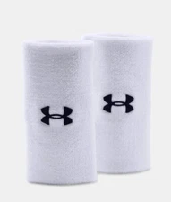 Under Armour Adult 6-inch Performance Wristband 2-Pack One Size Fits All 