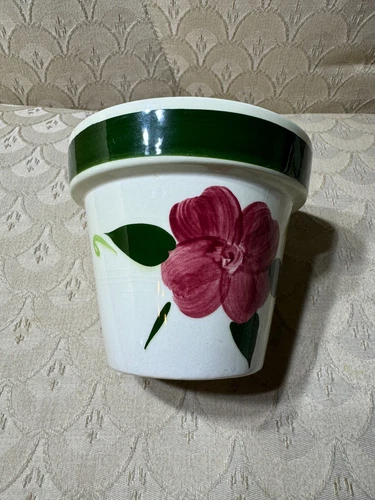 Stangl Pottery Hand Painted Floral Trenton NJ Planter - 4.0 Inches Tall