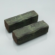 2x SCHMIRGELBLOCK ARTIFEX No. 100 FEIN unbenutzt Schleifstein 1930 WERKZEUG