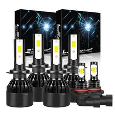 For Hyundai Tiburon 2003 2004 2005 2006 White 6x Led Headlight Fog Light Bulbs For Hyundai Tiburon 2003 2004 2005 2006 White 6x Led Headlight Fog Light Bulbs