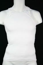 947X03 Hanes Comfort Soft Ribbed Cotton Tanks MD White 6 PACK