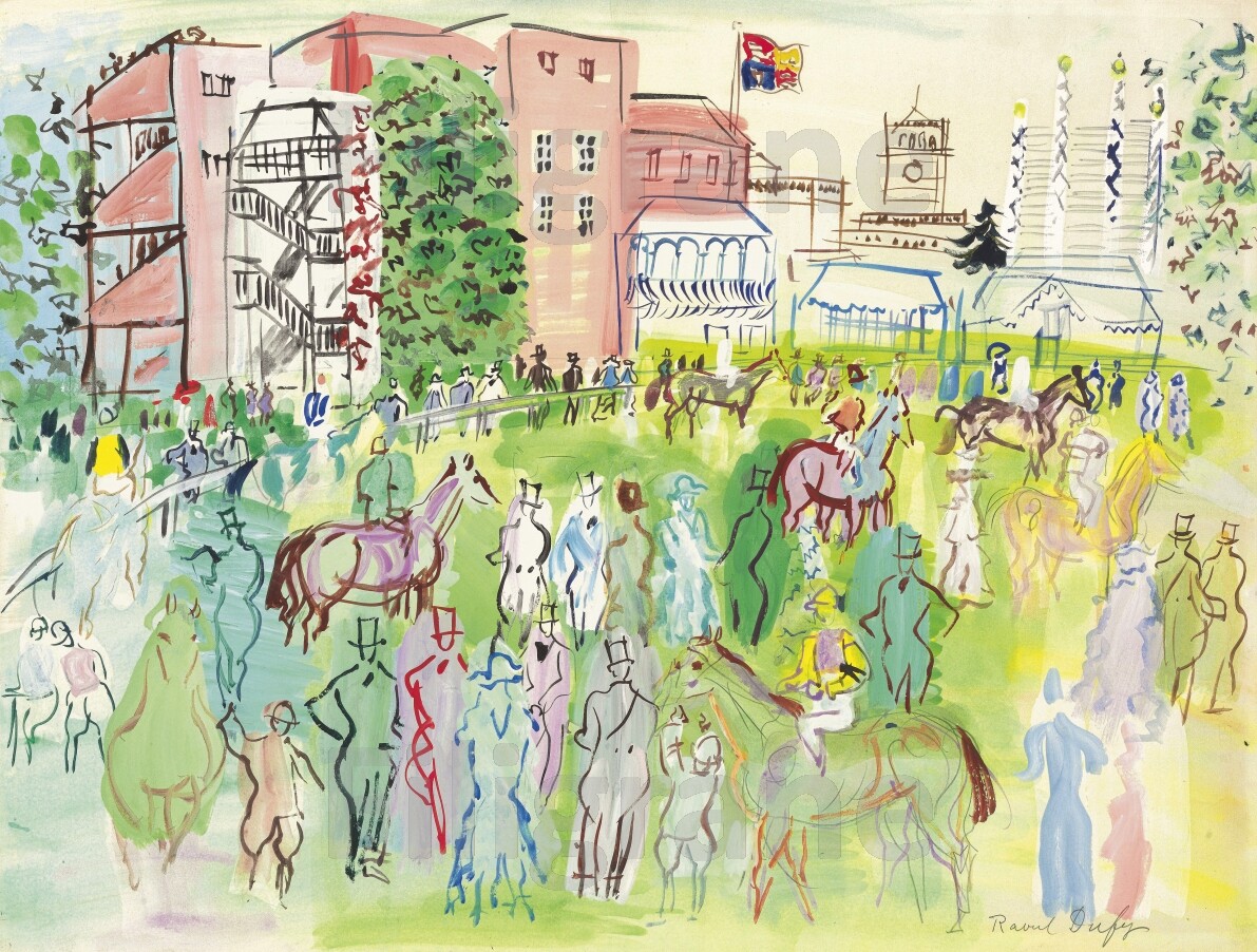 Tableau Royal Ascot Rnxx affiche art murale 50x70cm decoration maison