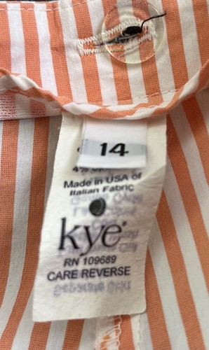 KYE Floral Black, Coral, Gold, Tan, Pink Cotton Blend Short Skirt - Size 14 - Picture 3 of 3