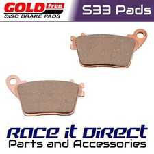 Bremsbel&auml;ge f&uuml;r HONDA CBR 1000 RR FIREBLADE 2006-2017 HINTEN GOLDFREN S33